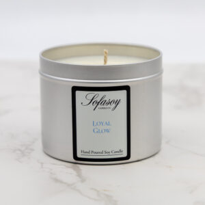 Loyal Glow Silver Tin Candle